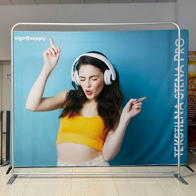 tekstilna stena ZIP in Nova 250