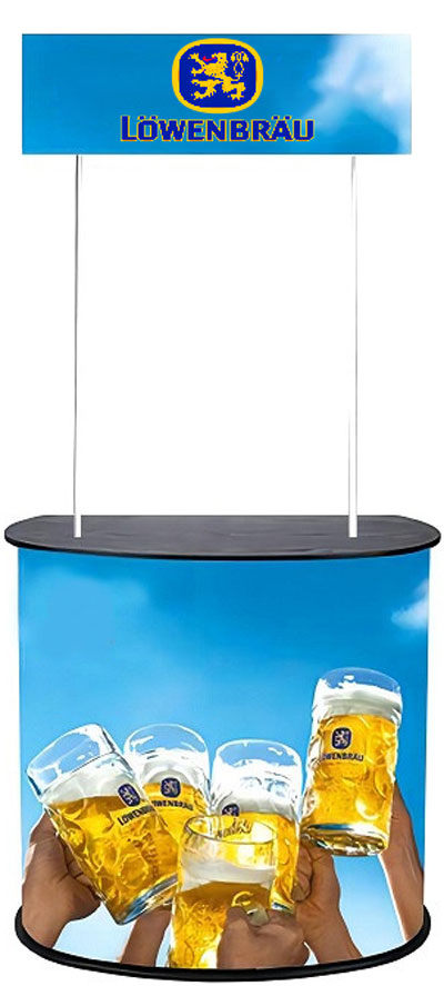 Quick Fix M ovalna promocijska sejemska stojnica