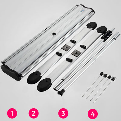 sestavni deli rollupa outdoor double sided